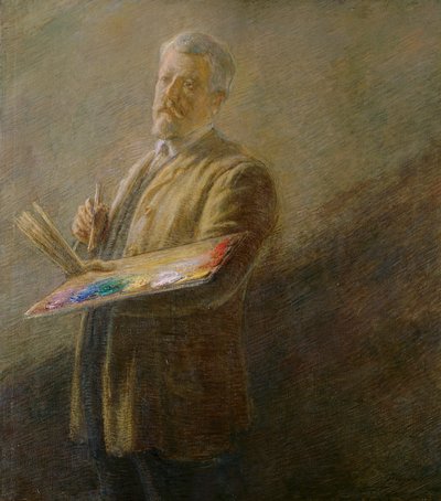 Self-portrait by Gaetano Previati